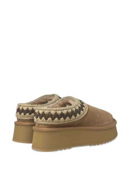 Sandale Mou Mou Suede Platform Clog  Femei (BM 18944142) 2