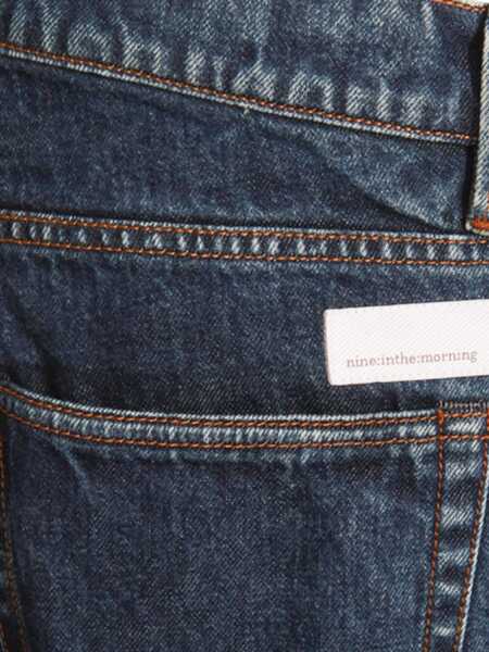 Blugi Nine in the morning Nine In The Morning Dark Blue Cotton Jeans AZI8 Barbati (BM 18944358) 5