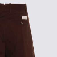 Pantaloni Nine in the morning Dama - Pantaloni casual Nine in the morning Nine In The Morning Brown Cotton Pants BROWN Femei (BM 18944454) - B-mall.ro