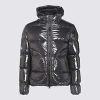Geci de iarna Herno Dark Grey Down Jacket Barbati