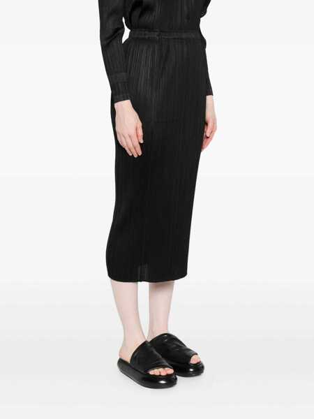 Fuste PLEATS PLEASE ISSEY MIYAKE Pleats Please Issey Miyake Monthly Colors: August Skirt Black Femei (BM 18945222) 3