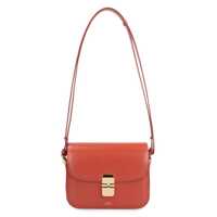 Genti de umar A.P.C. Grace Small Leather Crossbody Bag Femei