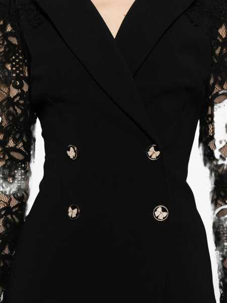 Rochii Nissa Nissa Black Midi Dress Black Femei (BM 18945537) 5