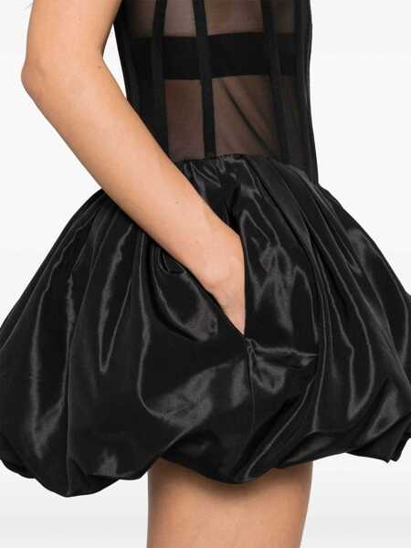 Rochii Nissa Nissa Black Mini Dress Black Femei (BM 18945558) 5