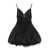 Nissa Nissa Black Mini Dress Black