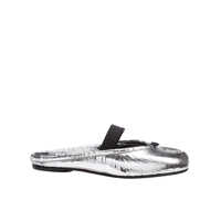 Balerini Maison Margiela Leather Tabi Mule With Broken Mirror Effect Femei