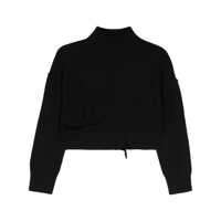 Pulovere MM6 Maison Margiela Black Wool Knitwear Femei