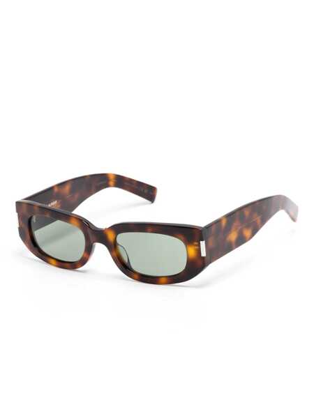 Ochelari de soare Saint Laurent SAINT LAURENT Sunglasses HAVANA HAVANA GREEN Femei (BM 18946281) 2