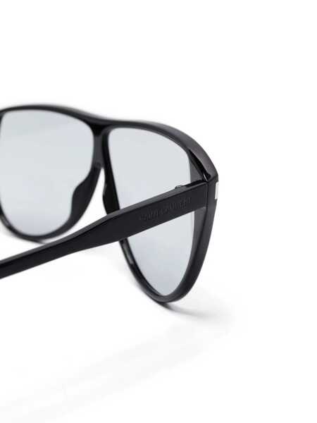 Ochelari de soare Saint Laurent SAINT LAURENT Sunglasses BLACK BLACK LIGHT BLUE Barbati (BM 18946299) 3