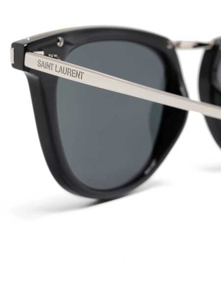 Ochelari de soare Saint Laurent SAINT LAURENT Sunglasses BLACK SILVER BLACK Femei (BM 18946302) 3