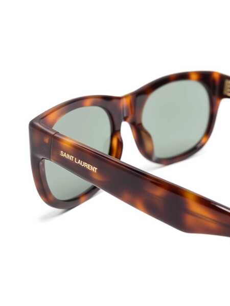 Ochelari de soare Saint Laurent SAINT LAURENT Sunglasses HAVANA HAVANA GREEN Femei (BM 18946317) 3