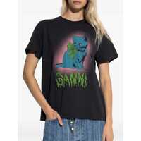 Imbracaminte Ganni Dama pagina 2 - Topuri Ganni Ganni T-Shirts Black Femei (BM 18946416) - B-mall.ro