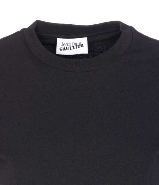 Topuri Jean Paul Gaultier Jean Paul Gaultier T-Shirts And Polos Black Femei (BM 18946485) 4