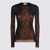 Jean Paul Gaultier Jean Paul Gaultier Black And Brown Top Black