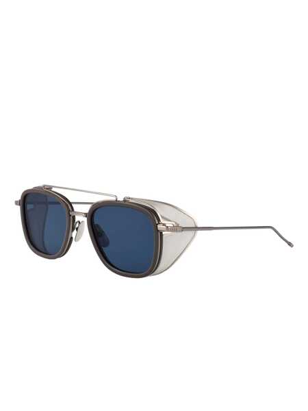Ochelari de soare Thom Browne Thom Browne Sunglasses DARK GREY ACETATE/ GREY TITANIUM Femei (BM 18947103) 2