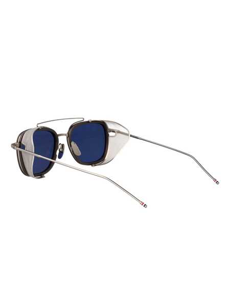 Ochelari de soare Thom Browne Thom Browne Sunglasses DARK GREY ACETATE/ GREY TITANIUM Femei (BM 18947103) 4