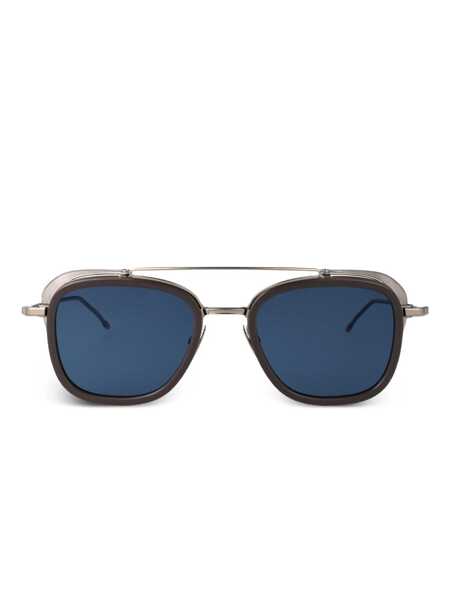 Ochelari de soare Thom Browne Thom Browne Sunglasses DARK GREY ACETATE/ GREY TITANIUM Femei (BM 18947103) 1