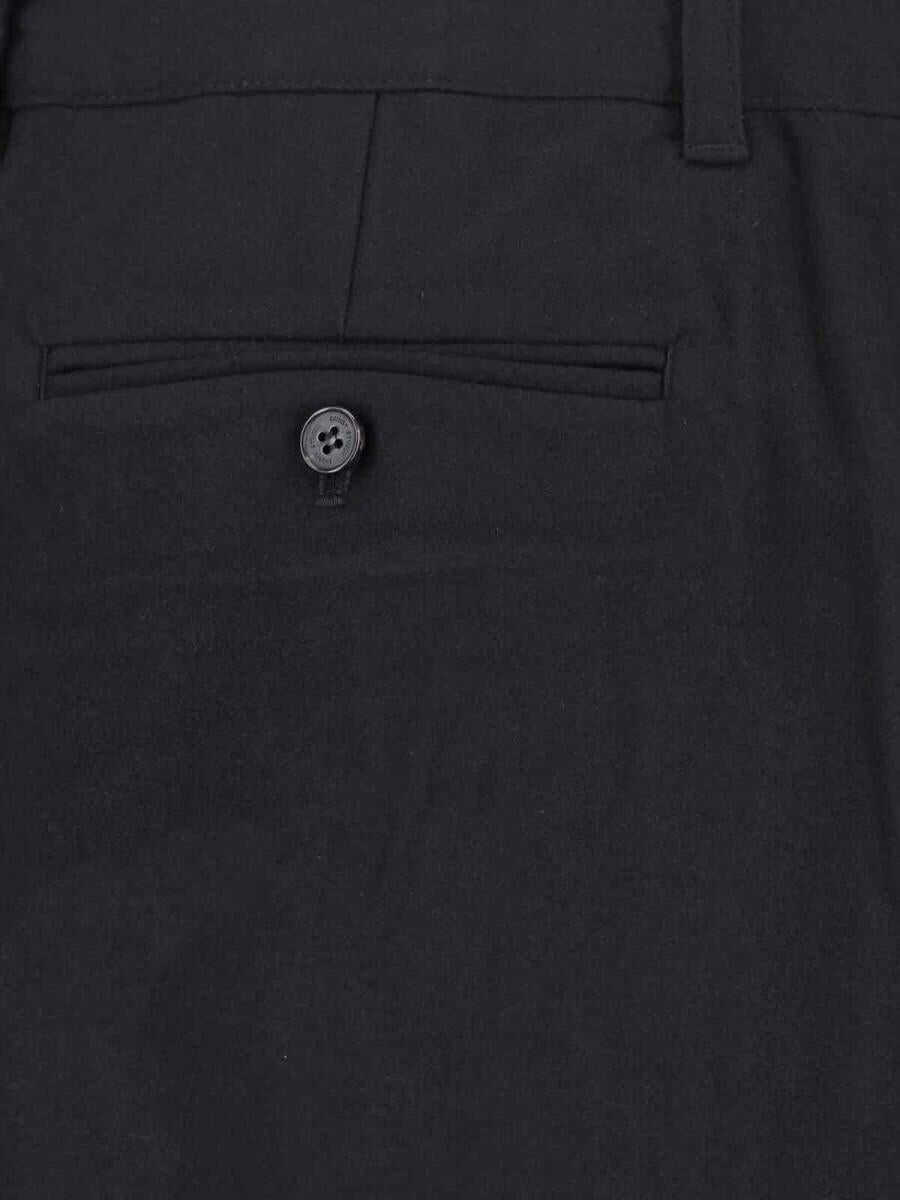 Pantaloni DUNST Black Tailored Trousers With Front Pleats In Fabric Man Black Barbati (BM 18947115) 4