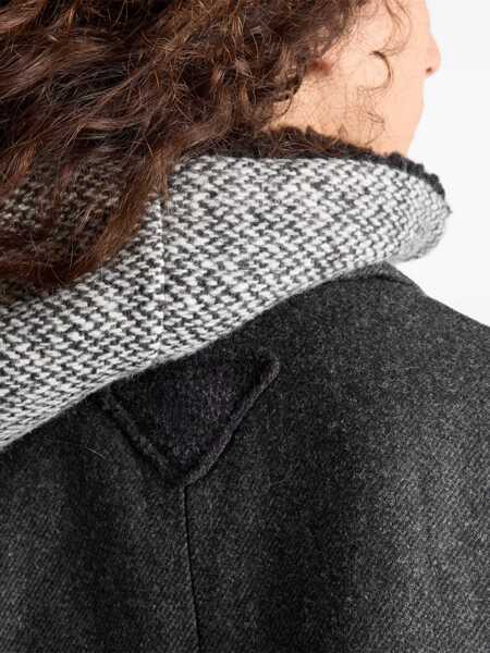 Paltoane Prada Prada Single-Breasted Wool Coat GREY Barbati (BM 18947217) 5