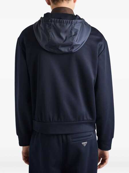 Bluze de trening Prada Prada Full Zip Hoodie BLUE Barbati (BM 18947226) 3