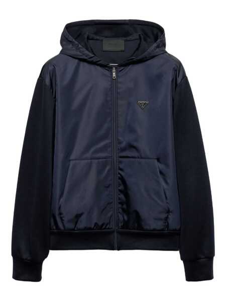 Bluze de trening Prada Prada Full Zip Hoodie BLUE Barbati (BM 18947226) 1