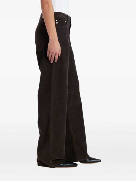 Blugi Ag Jeans Kora Brown Jeans With Belt Loops And Logo Patch On The Rear In Denim Woman BROWN Femei (BM 18947637) 2