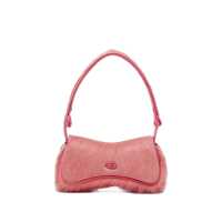 Genti mini 'Play'  Pink Clutch With Oval D Logo Plaque On The Front And Brushed Effect In Ecoleathe Woman Femei
