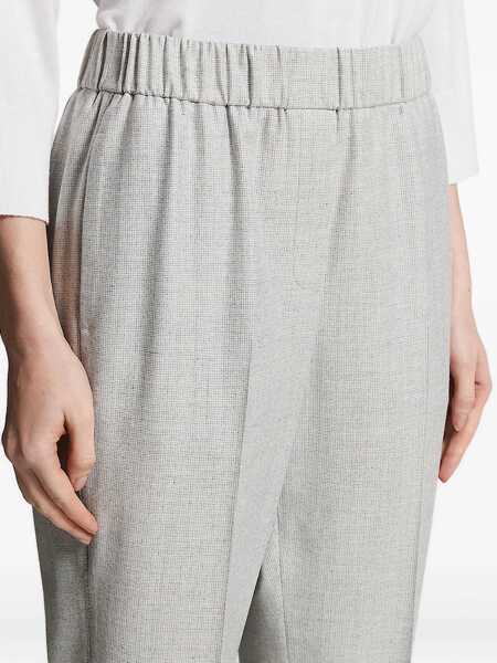 Pantaloni Peserico WOMAN TROUSERS White Femei (BM 18948252) 4