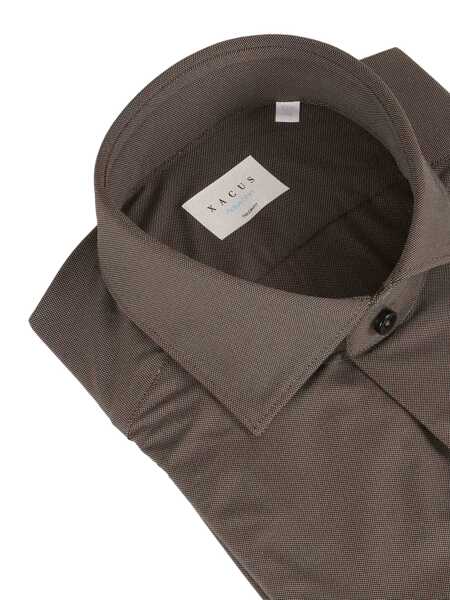 Camasi casual XACUS SHIRT Brown Barbati (BM 18948450) 3