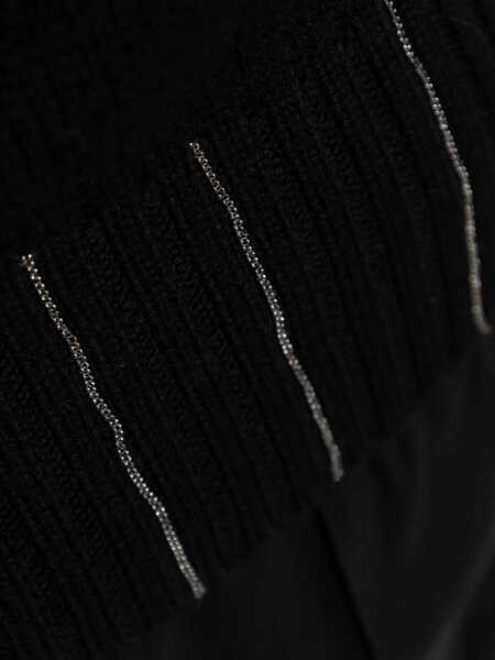 Pulovere Fabiana Filippi MERINO WOOL CROPPED TURTLE NECK SWEATER Black   Femei (BM 18948486) 5