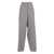 Fabiana Filippi BISTRETCH WOOL WIDE LEG TROUSERS WITH FILO DIAMANTE DETAIL Gray