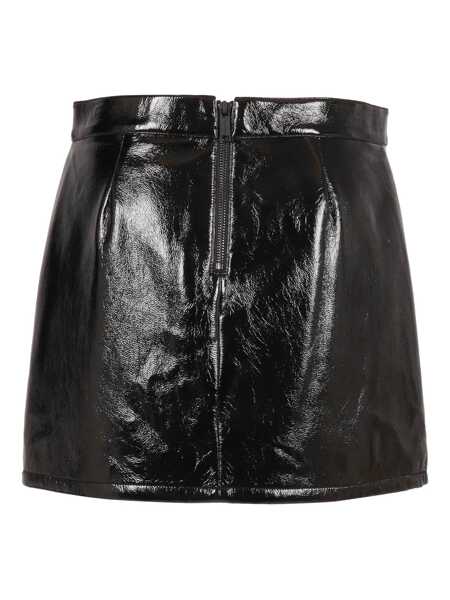 Fuste Michael Kors FX PATENT MICRO MINISKIRT Black   Femei (BM 18948537) 2