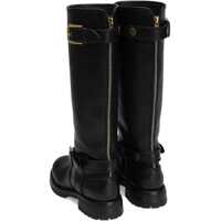 Bocanci Dolce & Gabbana Dama - Bocanci casual Dolce & Gabbana Leather Biker NERO Femei (BM 18948625) - B-mall.ro