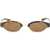 Alexander McQueen Ellipse Sunglasses HAVANA/HAVANA/BROWN