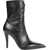 Alexander McQueen Leather Ankle Boots BLACK