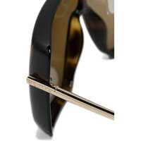 Ochelari de soare Dama - Ochelari de soare Alexander McQueen Havana T-Bar Visor Sunglasses HAVANA/GOLD/BROWN Femei (BM 18948658) - B-mall.ro