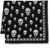 Alexander McQueen Skull Foulard BLACK/WHITE