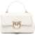 Pinko Love Lady Handbag BIANCO SETA-ANTIQUE GOLD