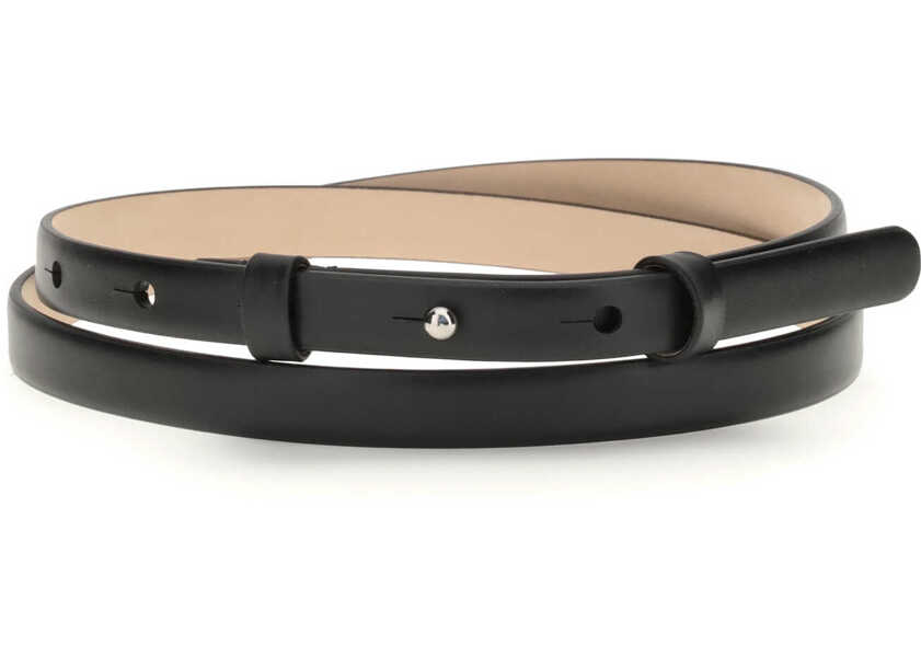 Curele SA SU PHI Leather Belt BLACK Femei (BM 18948694) 1