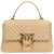 Pinko Love Lady Handbag BEIGE-GRIGIO FUMO-ANTIQUE GOLD