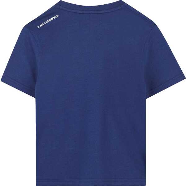 Tricouri Karl Lagerfeld T-Shirt With Logo BLUE Baieti (BM 18948778) 2