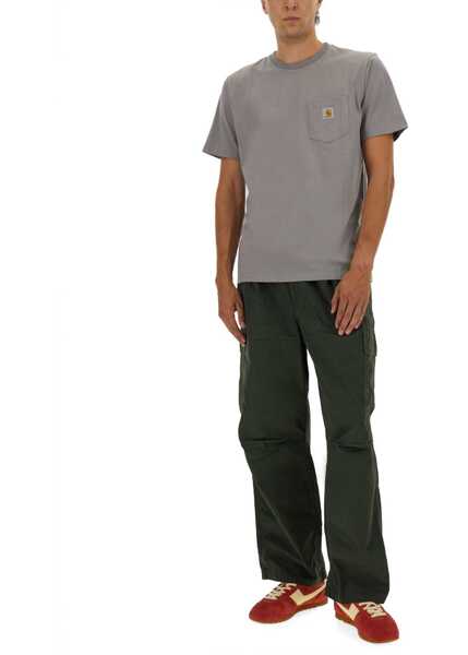 Tricouri Carhartt T-Shirt With Pocket DOVE Barbati (BM 18948781) 2