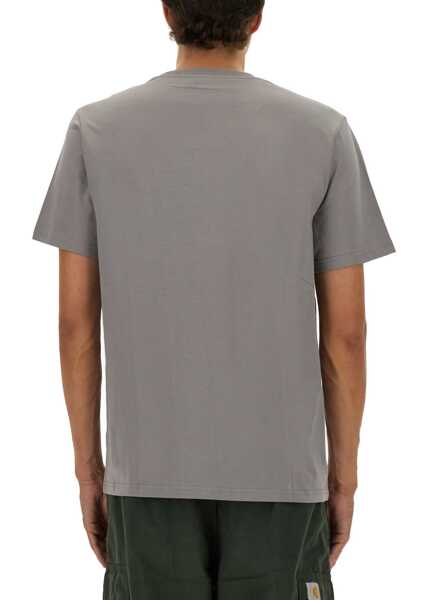 Tricouri Carhartt T-Shirt With Pocket DOVE Barbati (BM 18948781) 3