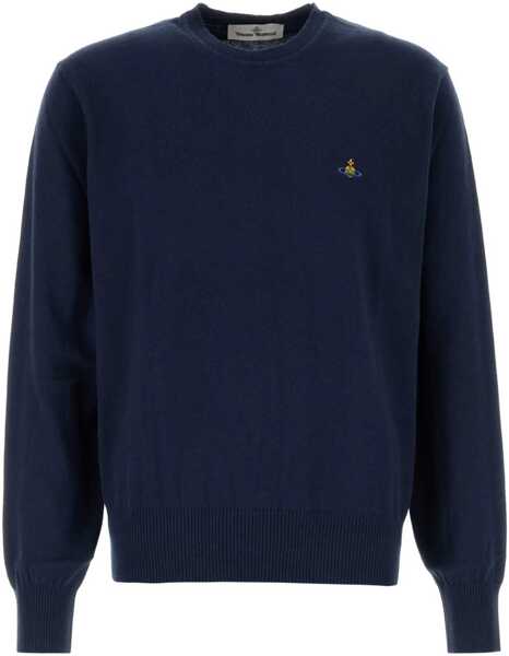 Pulovere casual Vivienne Westwood Alex Jersey With Logo BLUE Barbati (BM 18948880) 1