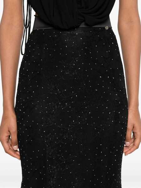 Fuste Nissa Nissa Black Skirt Black Femei (BM 18949281) 5