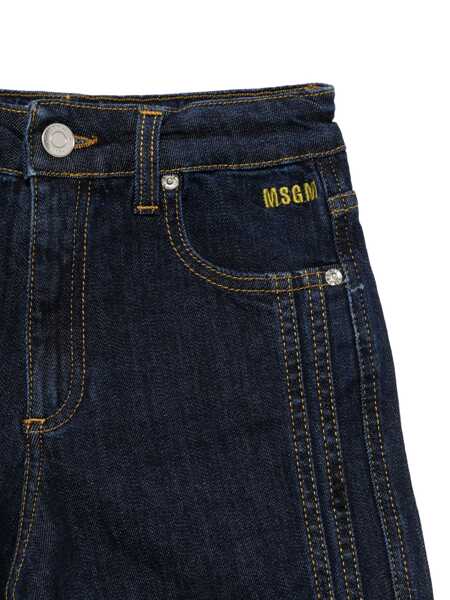 Blugi MSGM DENIM PANTS GIRL Blue Fete (BM 18949323) 3
