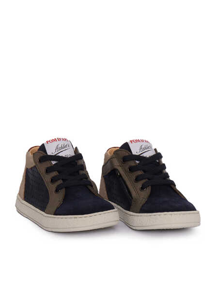 Sneakers POM DAPI MOUSSE LACE PERFO SHOES Blue Fete (BM 18949335) 2