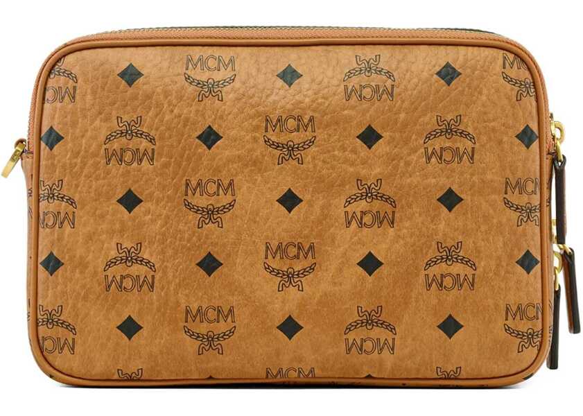 Genti tip postas MCM Diamond Camera Bag In Visetos BUFF Femei (BM 18949399) 3