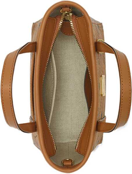 Genti de mana MCM Extra-Mini Toni Top-Zip Bag In Visetos BUFF Femei (BM 18949402) 4