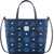 MCM "Toni Top-Zip" Mini Bag In Visetos BLUE